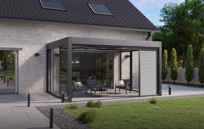 Luceo - Brise soleil et baie coulissante