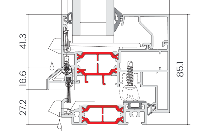 67FRG16 OV - Traverse basse seuil PMR F22